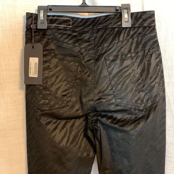 Rag and bone New York size 26 animal print black pants - Picture 2 of 12